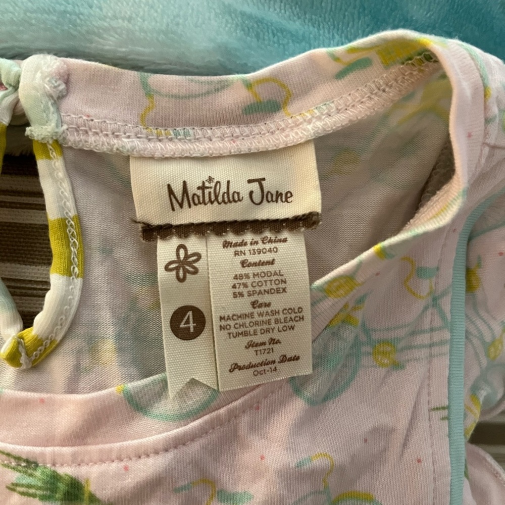 Pastel Bicycle Ruffle Tank Top - Picture 3 of 3